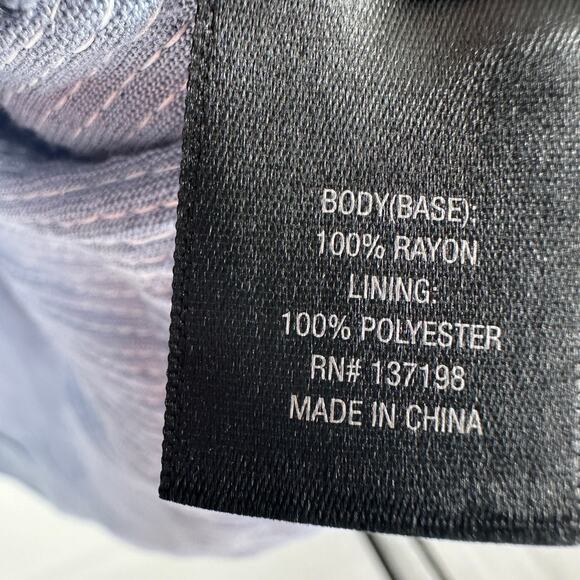 NEW Worthington + Jason Bolden Ice Blue Sequin Button Down Blouse 2X - Picture 8 of 9